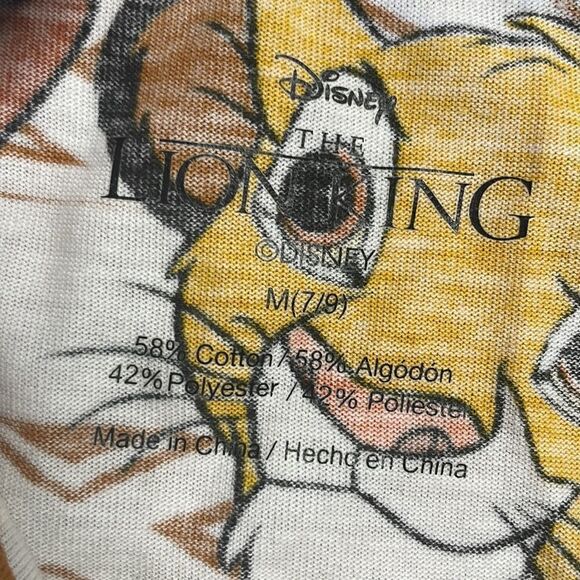 NEW Disney Lion King Tank Top Muscle Tee with baby Simba Timon Pumbaa sz M - Picture 10 of 12